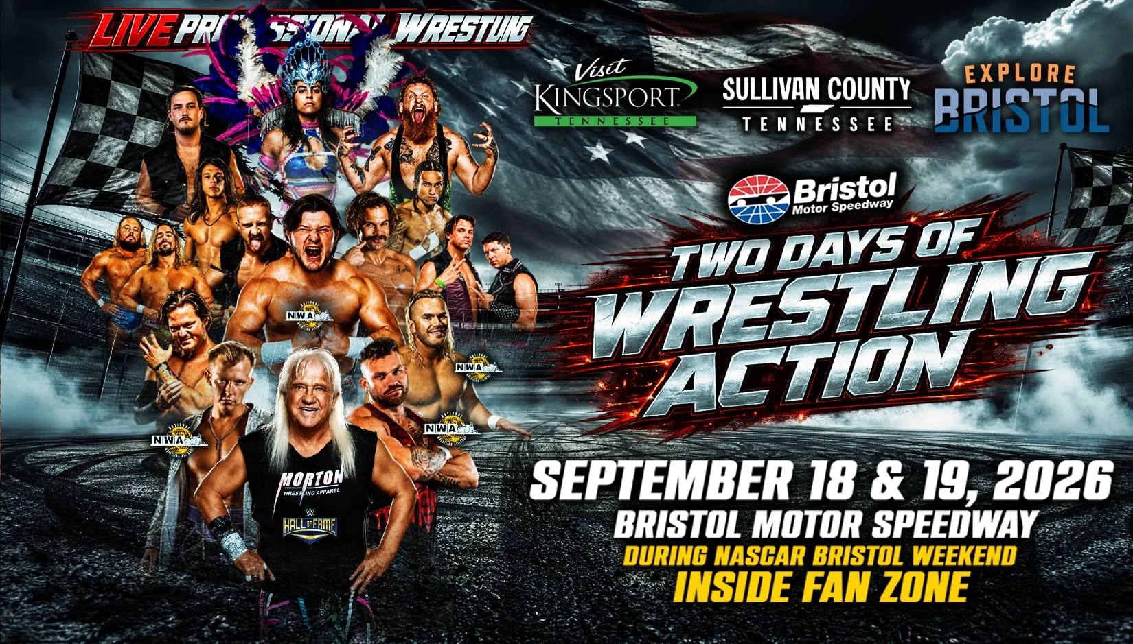 Trio of Sullivan County Tourism Offices Team Up to Bring Fans Wrestling Experience on Bristol Race Weekend